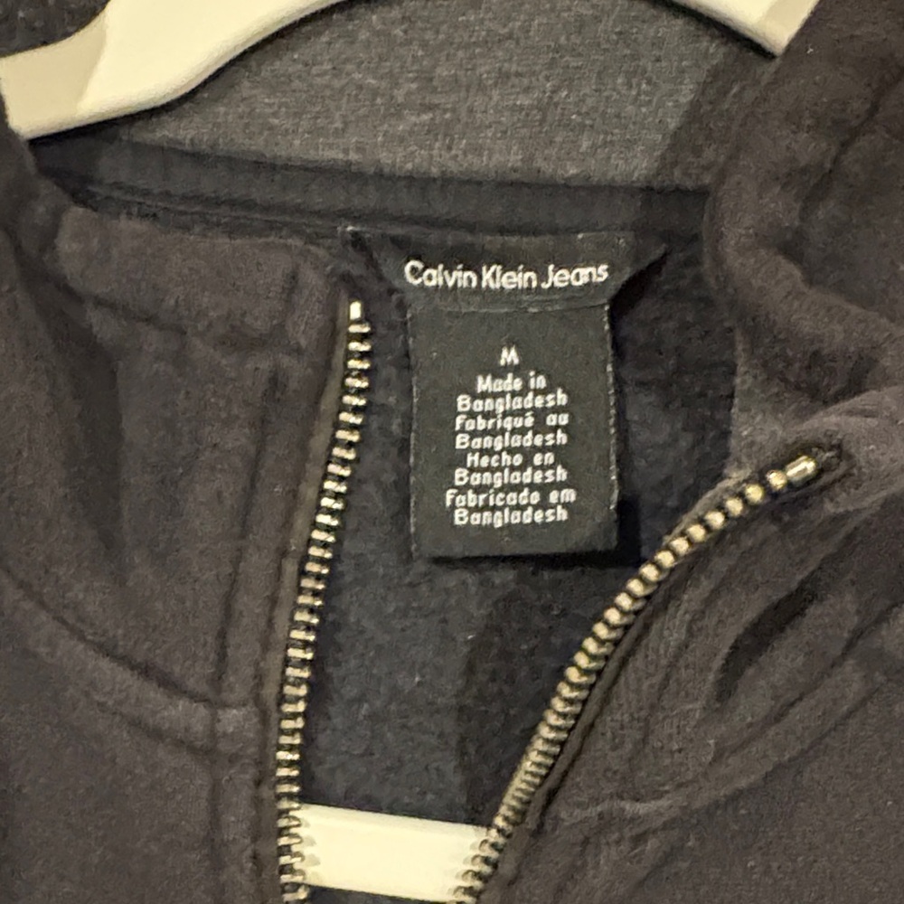 Calvin Klein Charcoal Full-Zip Jacket - Picture 3 of 6